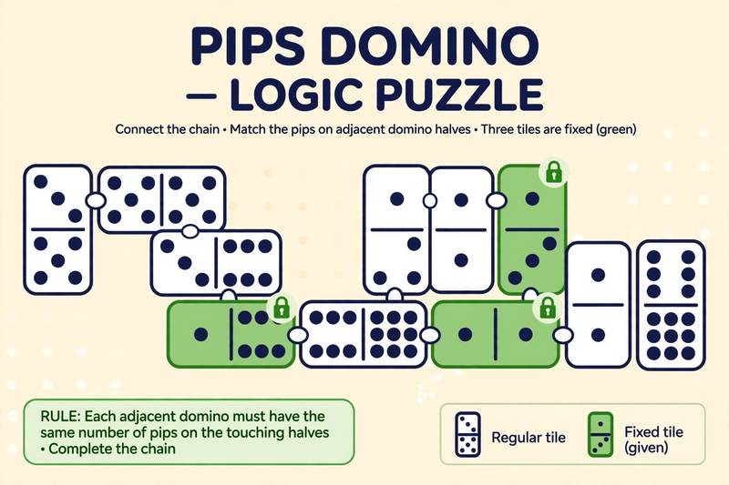 Illustration for Pips daily hints and answers